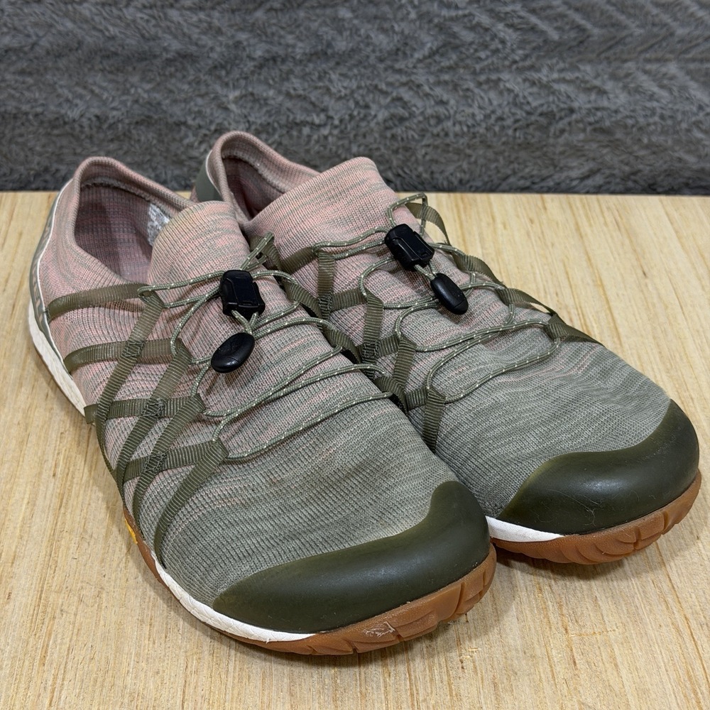 Merrell Shoes Womens 10.5 Bare Access Flex Knit Running Adjustable Toggle Vibram